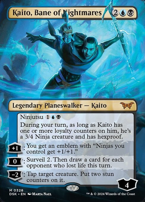 Kaito, Bane of Nightmares - DSK - Near Mint MTG