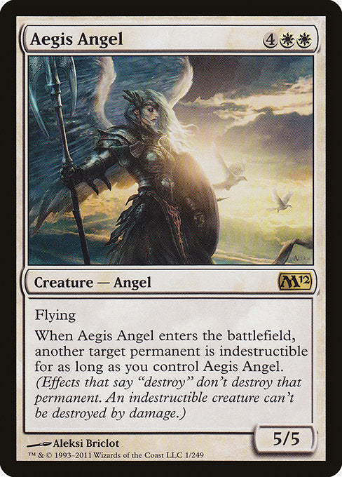 Aegis Angel - M12 - Near Mint MTG
