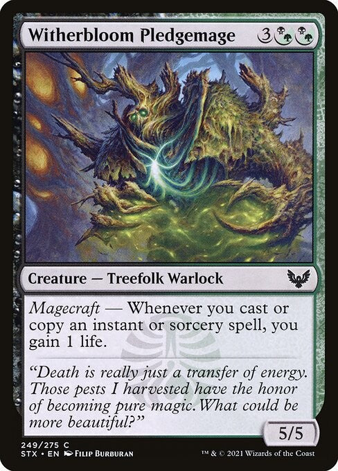 Witherbloom Pledgemage - STX - Near Mint MTG