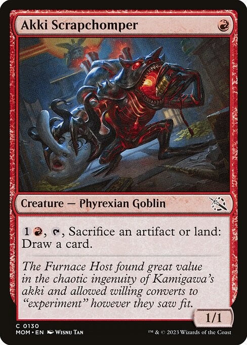 Akki Scrapchomper - MOM - Near Mint MTG