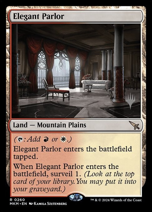 FOIL - Elegant Parlor - PMKM - Near Mint MTG