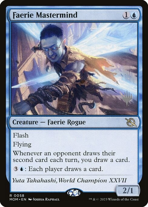 Faerie Mastermind - PMOM - Near Mint MTG