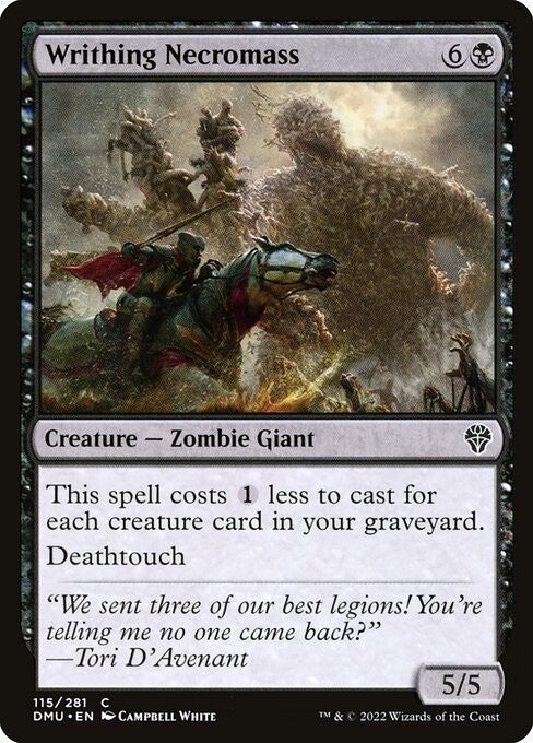 Writhing Necromass - DMU - Near Mint MTG