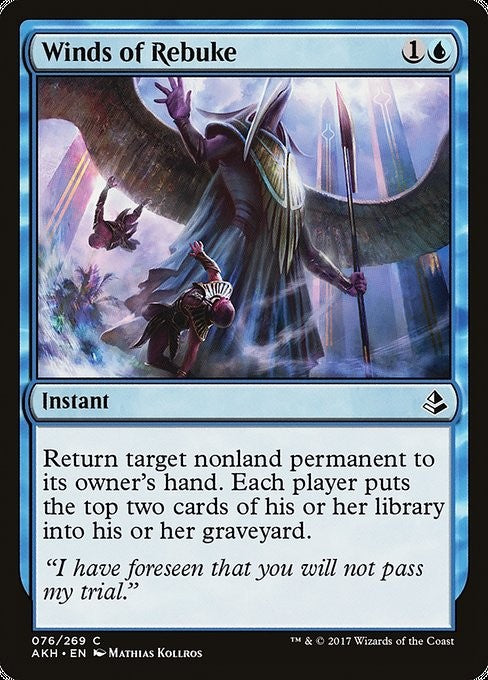 Winds of Rebuke - AKH - Near Mint MTG