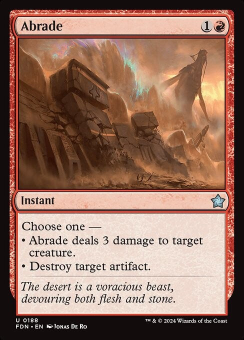 Abrade - FDN - MTG