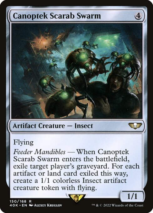 Canoptek Scarab Swarm - 40K - Near Mint MTG