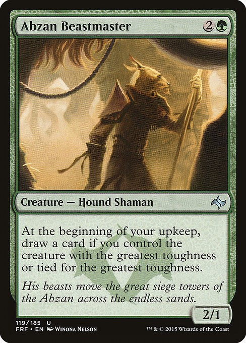 Abzan Beastmaster - FRF - Near Mint MTG