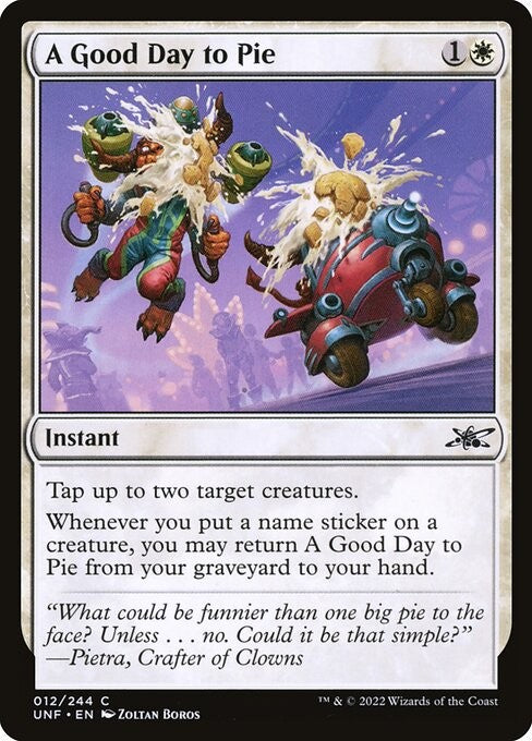 A Good Day to Pie - UNF - Near Mint MTG
