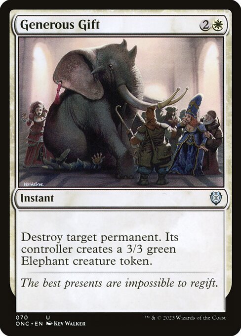 Generous Gift - ONC - Near Mint MTG