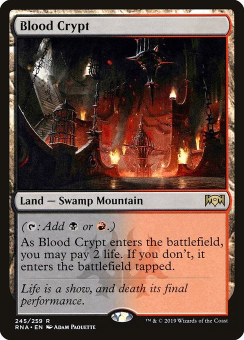 Blood Crypt - RNA - Near Mint MTG