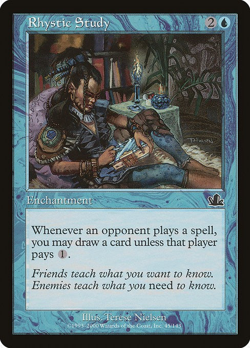 Rhystic Study - PCY - Near Mint MTG