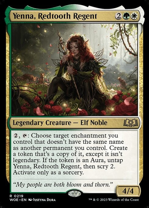 Yenna, Redtooth Regent - WOE - Near Mint MTG