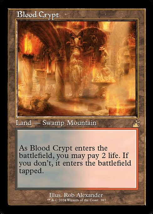 Blood Crypt - RVR - Near Mint MTG