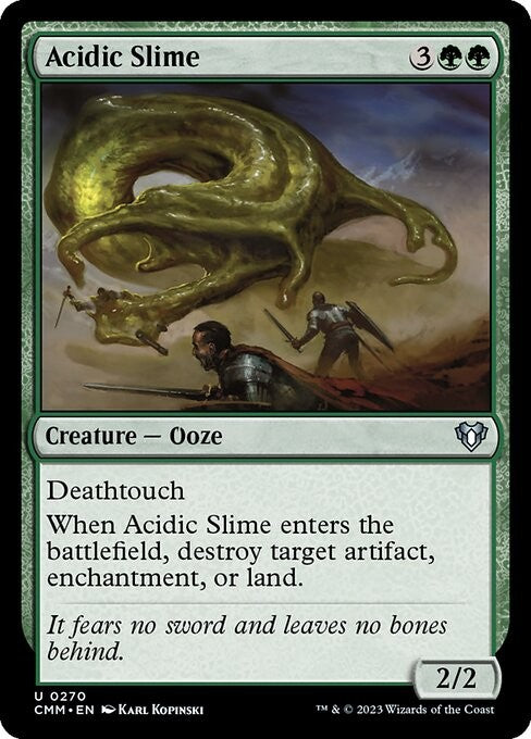 Acidic Slime - CMM - Near Mint MTG