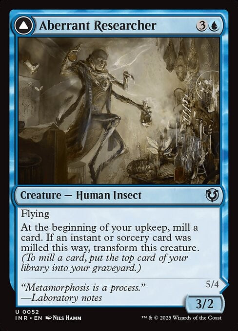Aberrant Researcher // Perfected Form - INR - Near Mint MTG