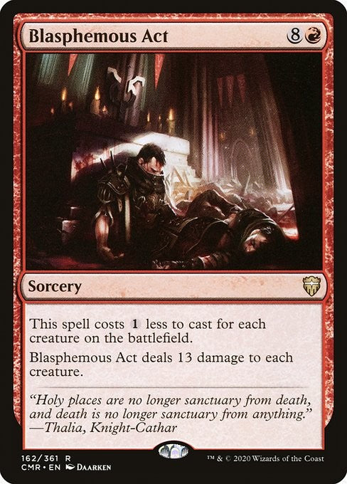 Blasphemous Act - CMR - Near Mint MTG