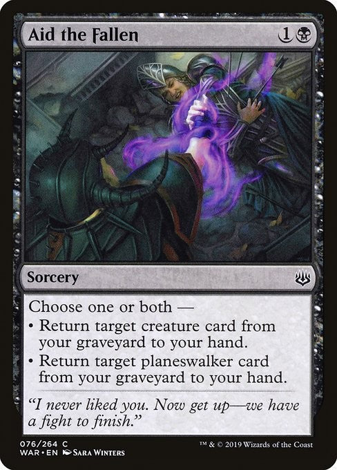 Aid the Fallen - WAR - Near Mint MTG