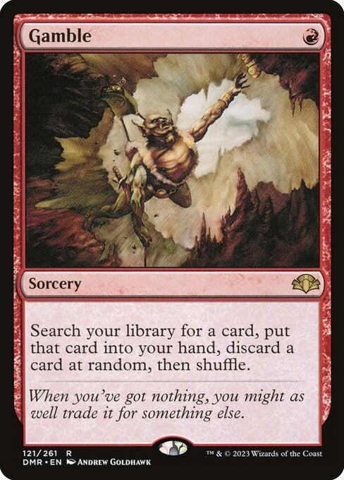 FOIL - Gamble - DMR - Near Mint MTG