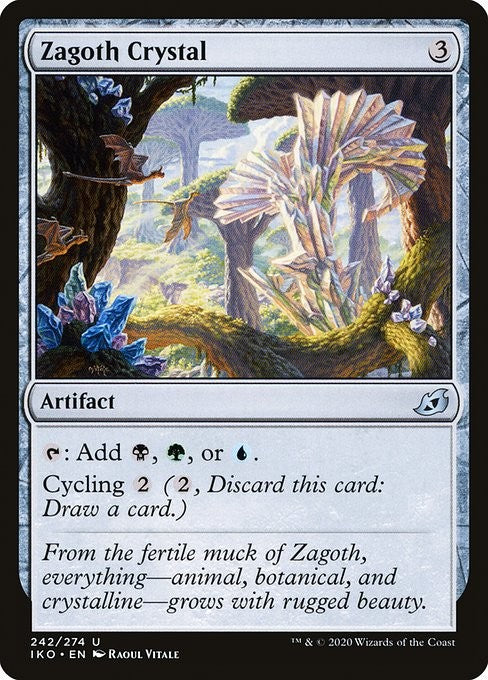 Zagoth Crystal - IKO - Near Mint MTG