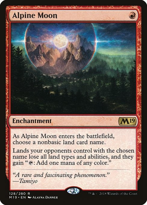 Alpine Moon - M19 - Near Mint MTG