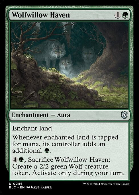 Wolfwillow Haven - BLC - Near Mint MTG