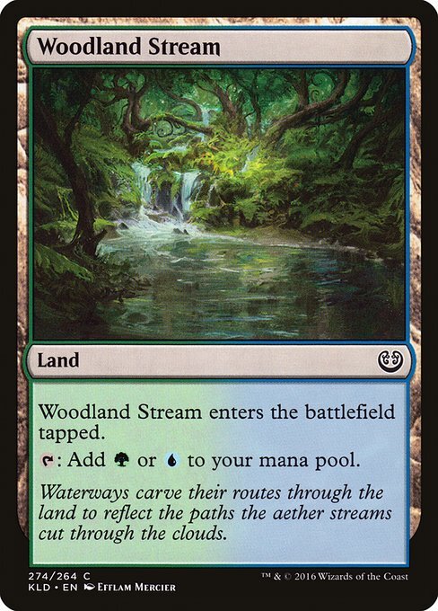 Woodland Stream - KLD - Near Mint MTG