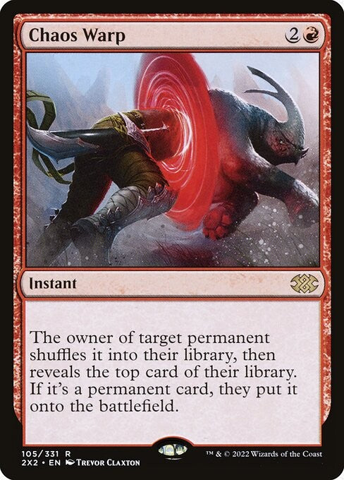 Chaos Warp - 2X2 - Near Mint MTG