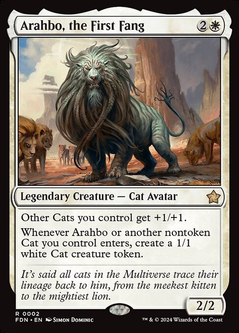 Arahbo, the First Fang - FDN - Near Mint MTG