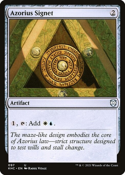 Azorius Signet - KHC - Near Mint MTG