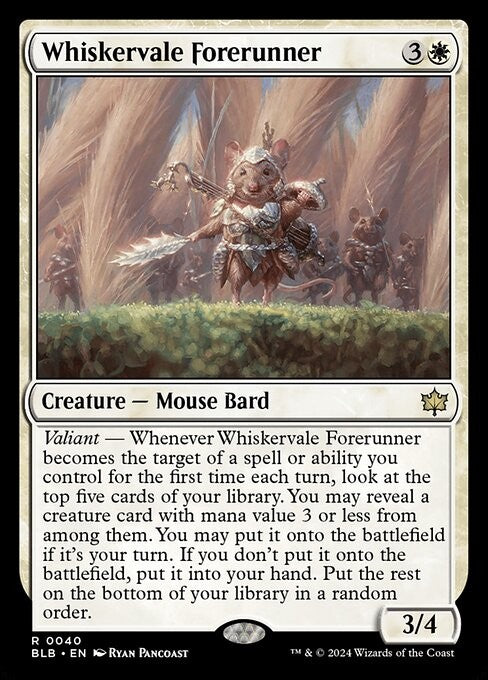 Whiskervale Forerunner - BLB - Near Mint MTG