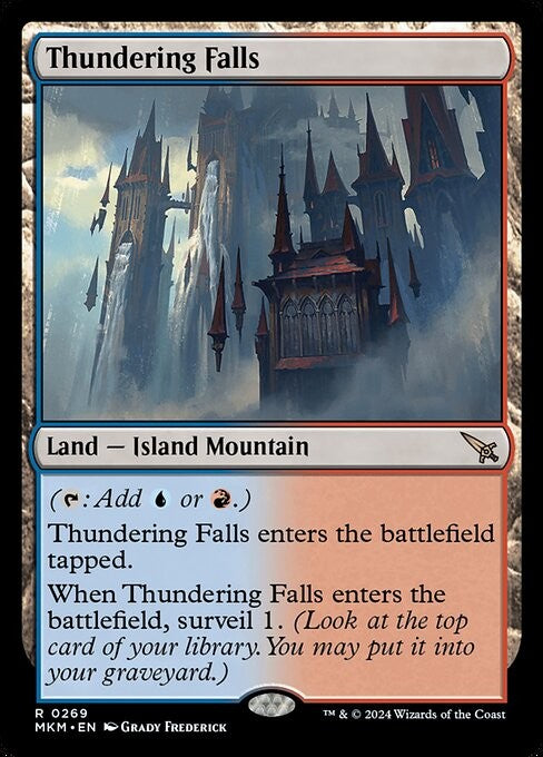 Thundering Falls - MKM - Near Mint MTG