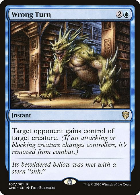 Wrong Turn - CMR - Near Mint MTG