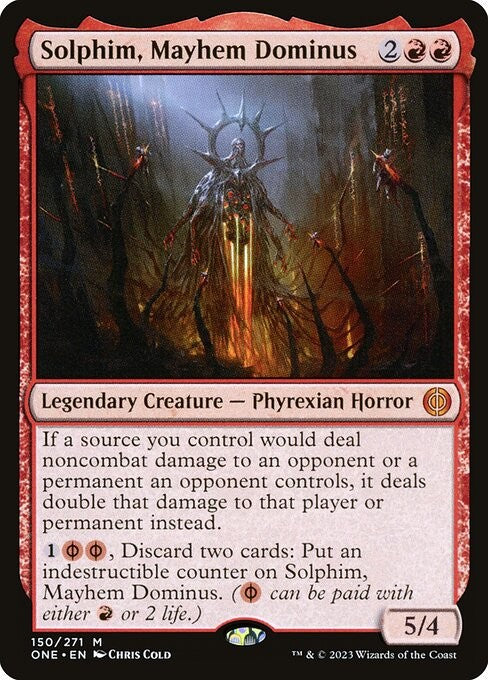 Solphim, Mayhem Dominus - ONE - Near Mint MTG