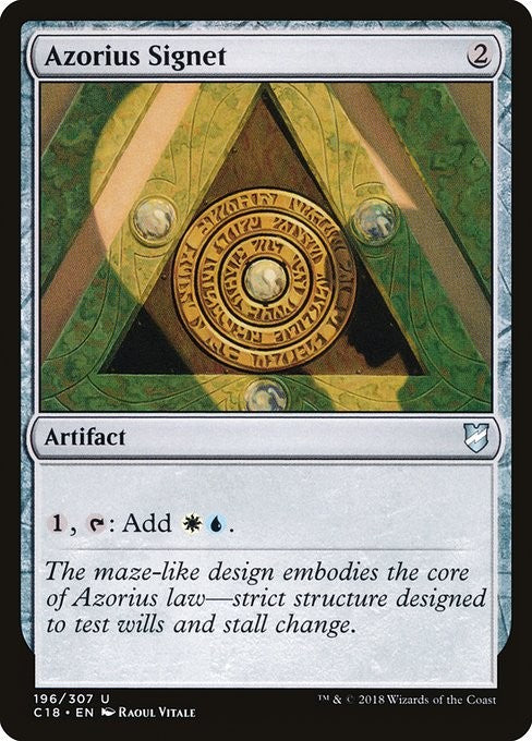 Azorius Signet - C18 - Near Mint MTG