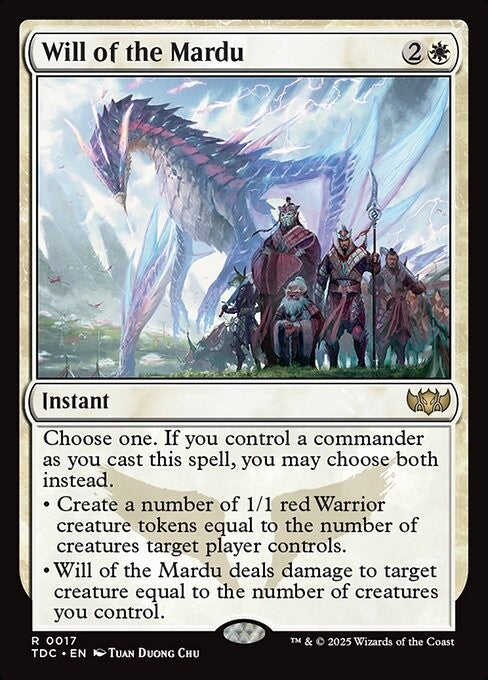 Will of the Mardu - TDC - Near Mint MTG