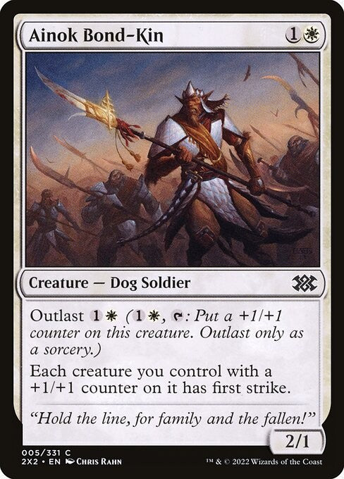 Ainok Bond-Kin - 2X2 - Near Mint MTG