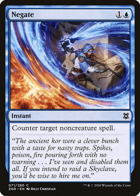 Negate - ZNR - Near Mint MTG