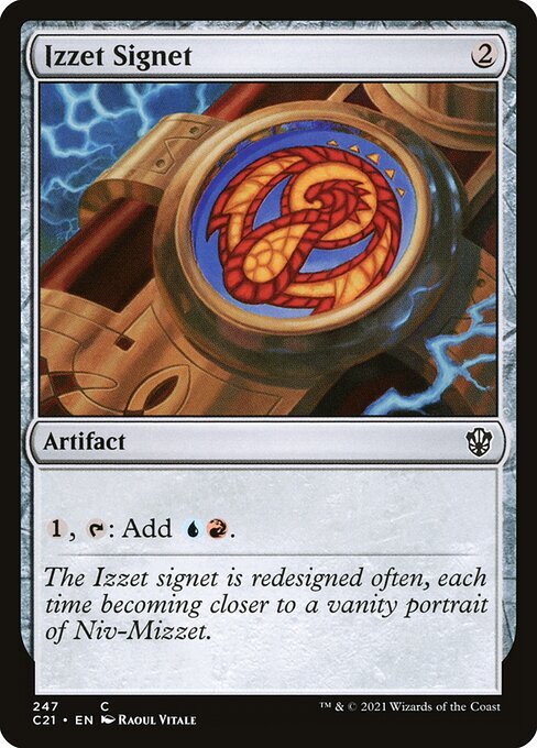 Izzet Signet - C21 - Near Mint MTG