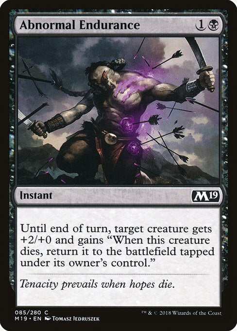 Abnormal Endurance - M19 - Near Mint MTG