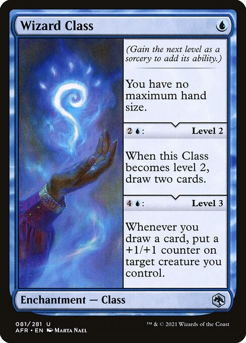 Wizard Class - AFR - Near Mint MTG