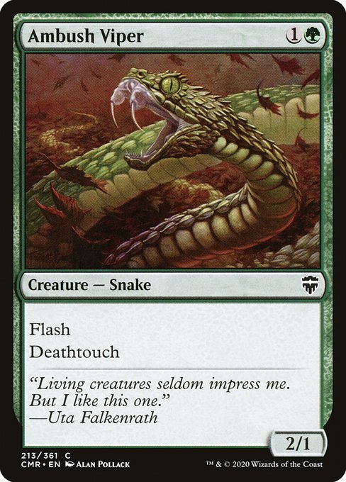 Ambush Viper - CMR - Near Mint MTG