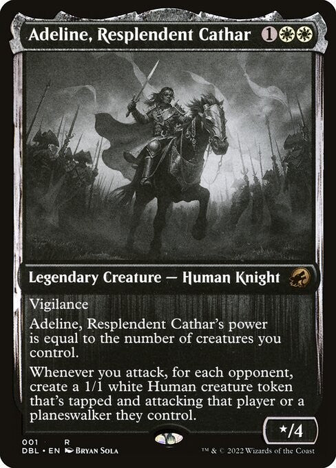 Adeline, Resplendent Cathar - DBL - Near Mint MTG