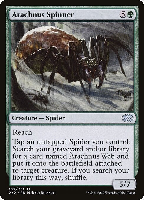 Arachnus Spinner - 2X2 - Near Mint MTG