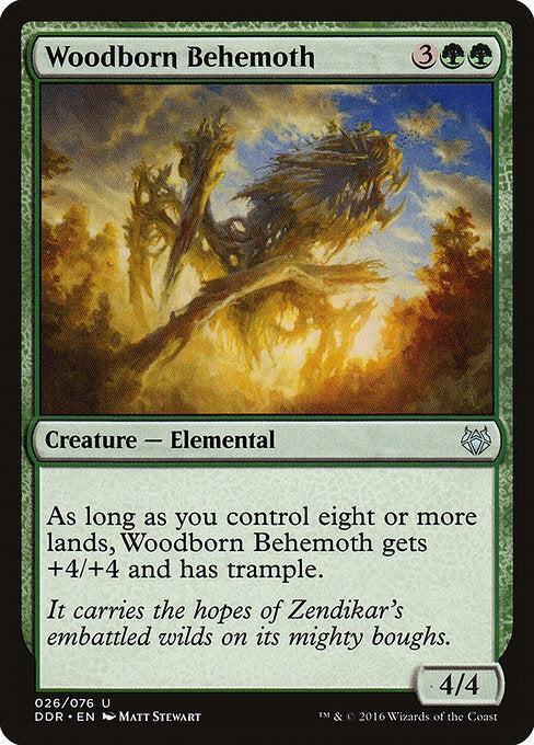 Woodborn Behemoth - DDR - Near Mint MTG