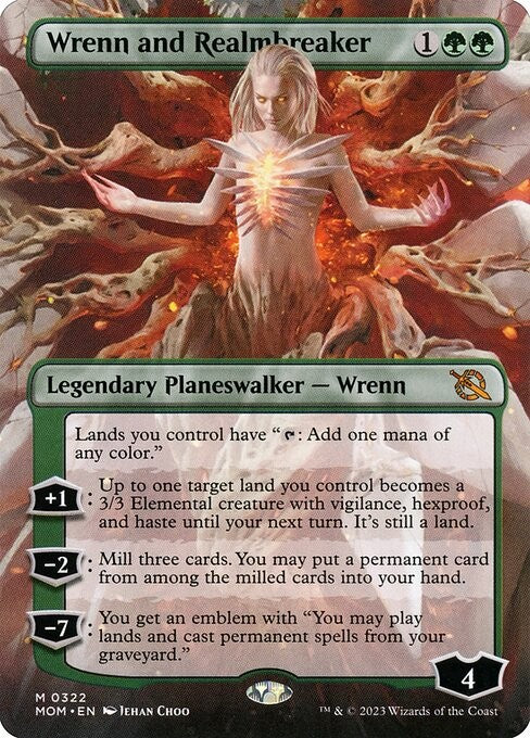 Wrenn and Realmbreaker - MOM - Near Mint MTG