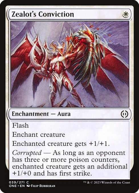 Zealot's Conviction - ONE - Near Mint MTG