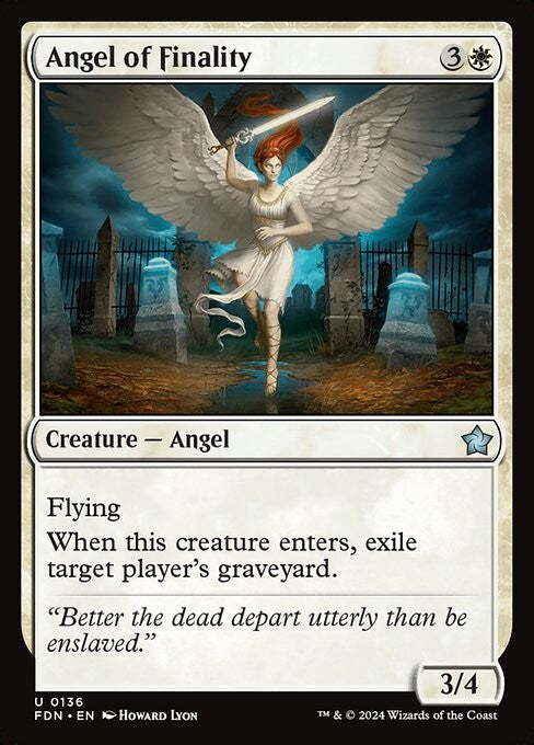 Angel of Finality - FDN - MTG