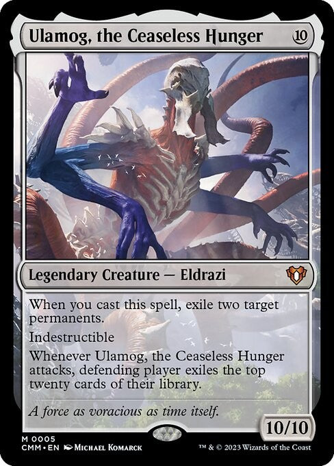 Ulamog, the Ceaseless Hunger - CMM - Near Mint MTG