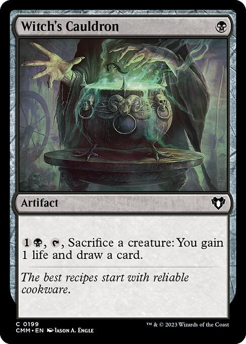 Witch's Cauldron - CMM - Near Mint MTG