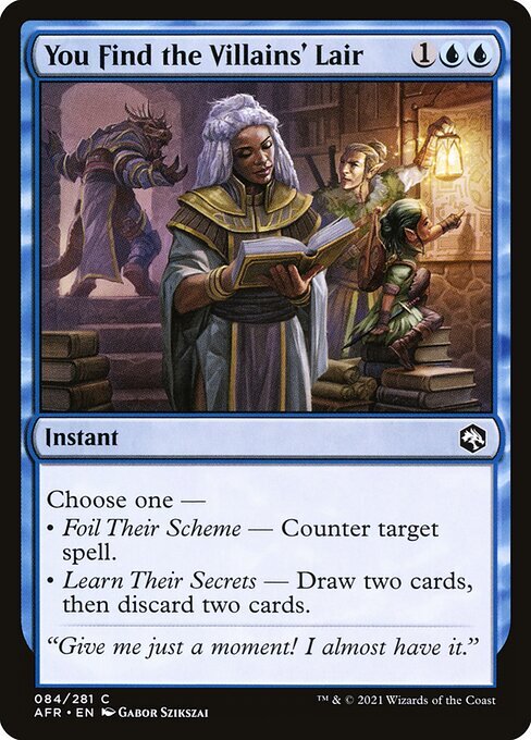 You Find the Villains' Lair - AFR - Near Mint MTG